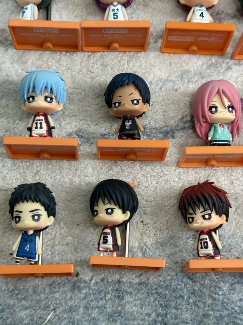 One Coin Mini Figure Collection Kuroko's Basketball lot of 21
